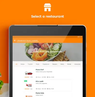 Takeaway.com - Luxembourg android App screenshot 4